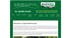 Desktop Screenshot of copiedhallkennels.com