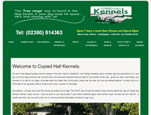 Tablet Screenshot of copiedhallkennels.com